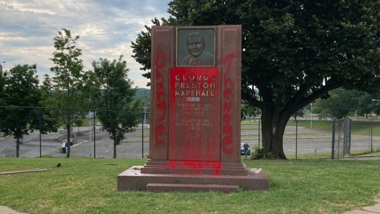 Monument For Washington Football Team’s Racist Founder Removed from RFK Stadium